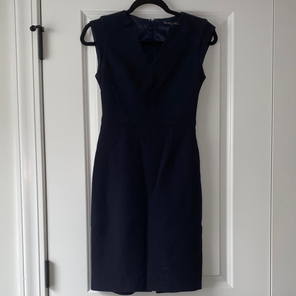 Brooks Brothers Navy Midi Dress